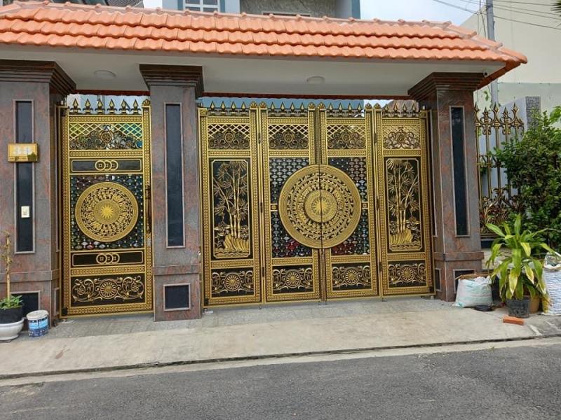 Cổng 4 cánh Mẫu 13